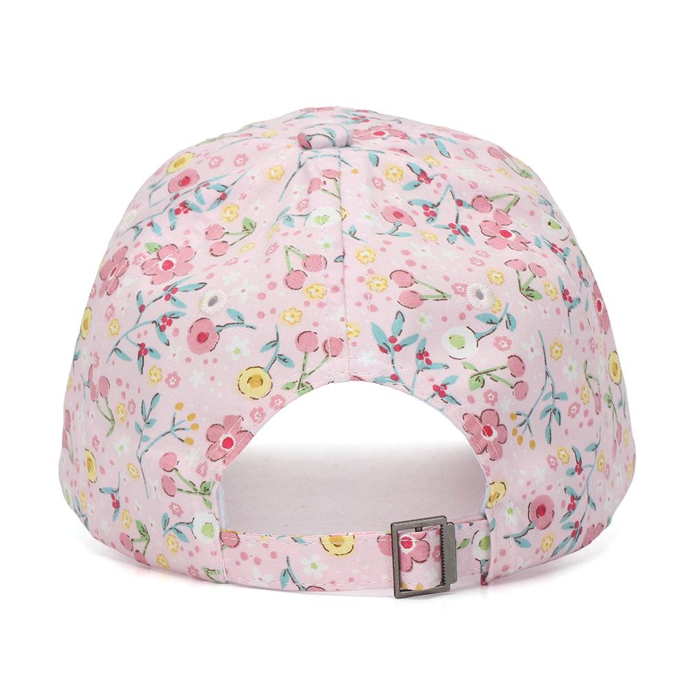 Children's Small Flower Baseball Cap, Girl's Curved Brimmed Baseball Cap, Boy's Breathable Sun Protection Hat