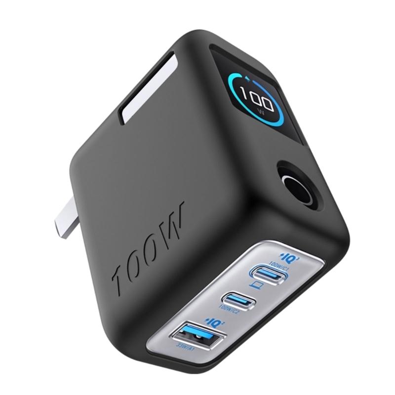 AntiScratch Protectors Case For 100W Power Adapters Transparents Screen Guard Flexible Silicone Material Quick Access Port