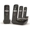 Gigaset AS690 A Quattro Black Landline Phone