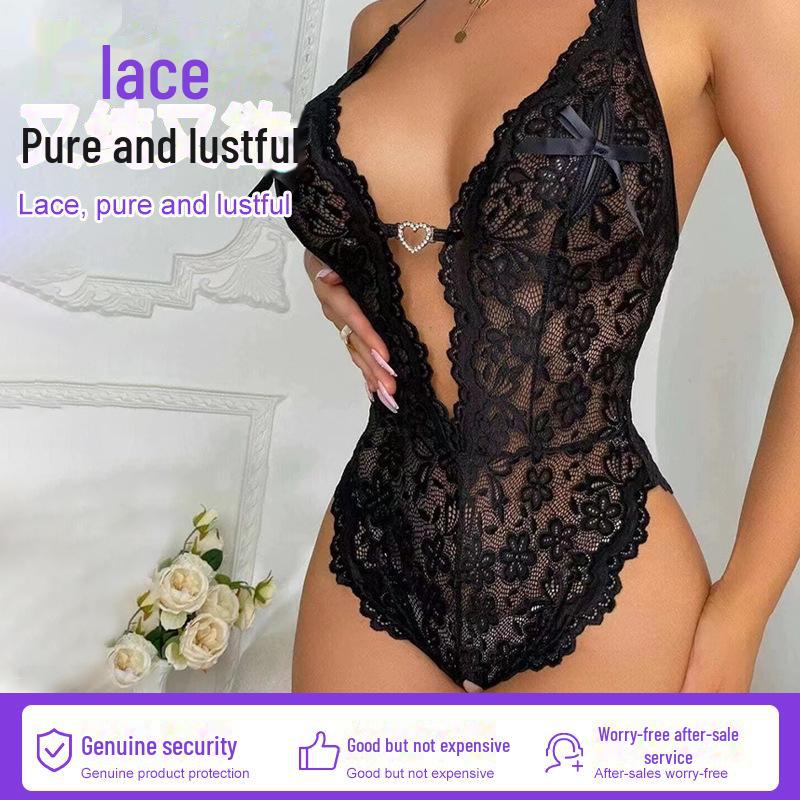 РџР»СЋСЃ Р Р°Р·РјРµСЂ Crotchless Deep V РєСЂСѓР¶РµРІРЅРѕР№ РєРѕРјР±РёРЅРµР·РѕРЅ РґР»СЏ РЅРёР¶РЅРµРіРѕ Р±РµР»СЊСЏ XXXL
