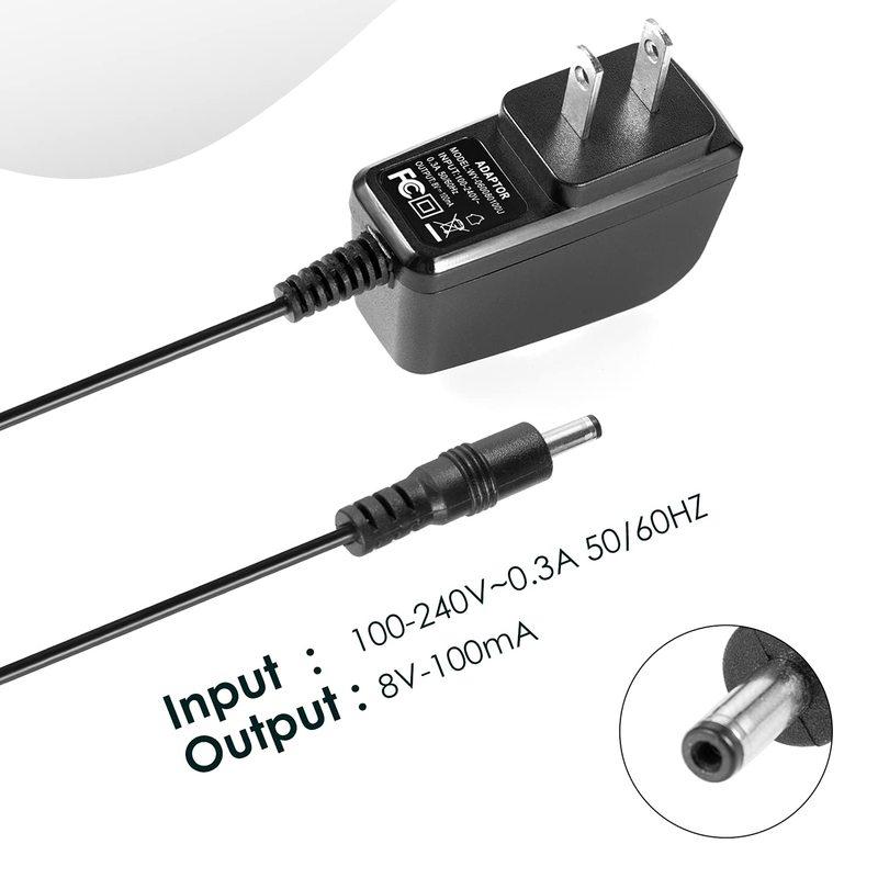 8V 100mA DC3.5*1.35MM Shaver Charger Fit for Philips HQ840 Norelco Multigroom  3000  MG3750/50 MG3750/10 MG3750/60 MG3760 MG3760