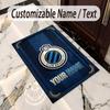 Crystal Velvet Rug Club Brugge FC Print Custom Name Text Floor Mat Home Decor