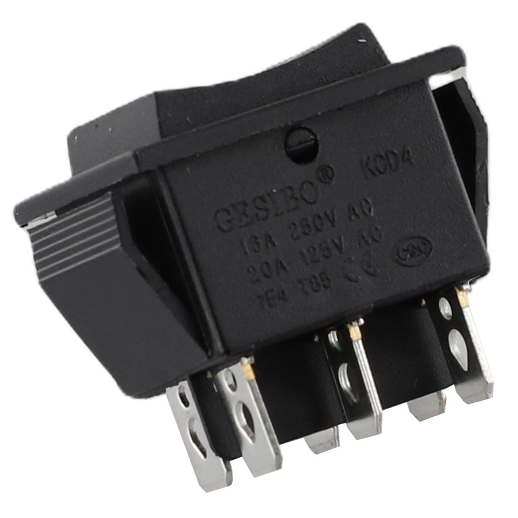 Mini Rocker Switch Black Double pole/throw For car motorcycle boat Accessories