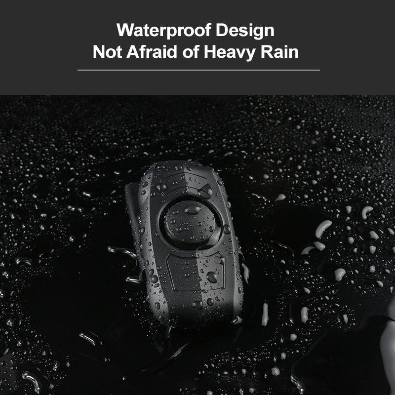 Pentru biciclete Motociclete Motociclete electrice Alarme Compact 150db Alarmă fără fir pentru motociclete pentru biciclete Casă inteligentă 500mA Rezistent la apă