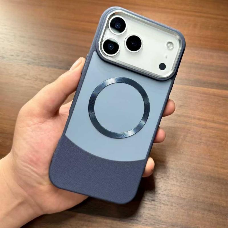 Luxury Hard Defender For Magsafe Case for iPhone 17 Air 16 15 14 13 12 Pro Max Plus Wireless Charge Laser Magnetic Rugged Cover