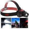 LED Headlamp Headband Light USB Rechargeable Jogging Outdoor Camping Supplies T6