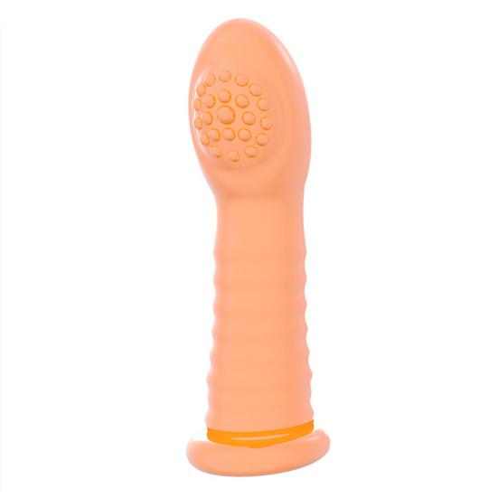 Finger Cot Low Noise Reduction Multiple Stimulation TPE Clitoris Finger Massager for Couple