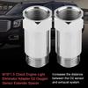 Keenso 2pcs O2 Oxygen Sensor M18X1.5 Spacer Sensor Exhaust System