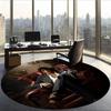 Scarface (14) Round Office Rug Decorative Floor Rug for Office Bedroom Living Room and Home Space