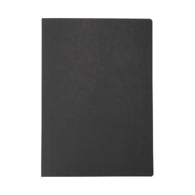 MUJI Premium Paper Flat Opening Horizontal 80 NAA42A8S Notebook, Black, A5, Ruled, Sheets,