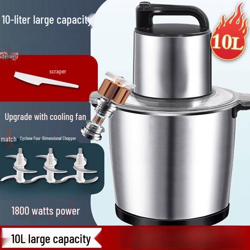 LISM 10L 1800W Electric Meat Grinder for Home & Commercial Use