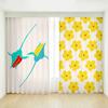 Cartoon Orange Pear Fruit Simple Creative Bedroom Curtains Flower Girls Room Study Window High Shading Curtain Refreshing Style