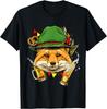Fox Oktoberfest Graphic Tee Men Traditional German Beer Festival Print T-Shirt