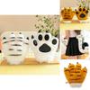 Cute Plush Tiger Paw And Tail Headband For Stage Shows And Animal-themed Parties
