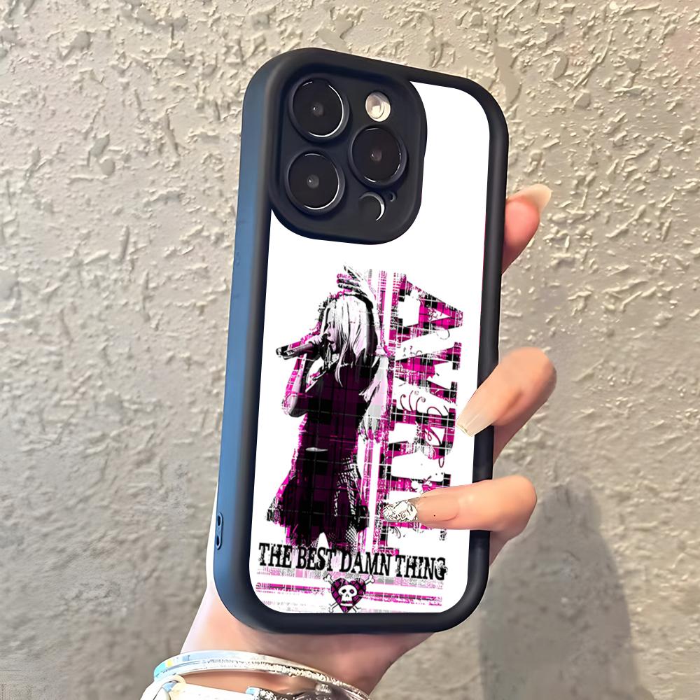 

Singer Avril Lavigne Phone Case For IPhone 17 Pro Max 16 15 14 Pro Max IPhone 13 Pro Max 11 Plus Silicone Cover iPhone 15 Plus