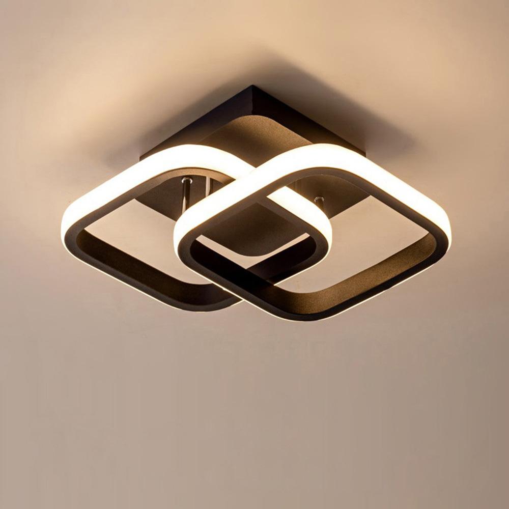 Luminária de teto moderna 85-265V Lustre de teto de metal com três tons de luz Luminária de teto para sala de estar Corredor Varanda Decoração de casa