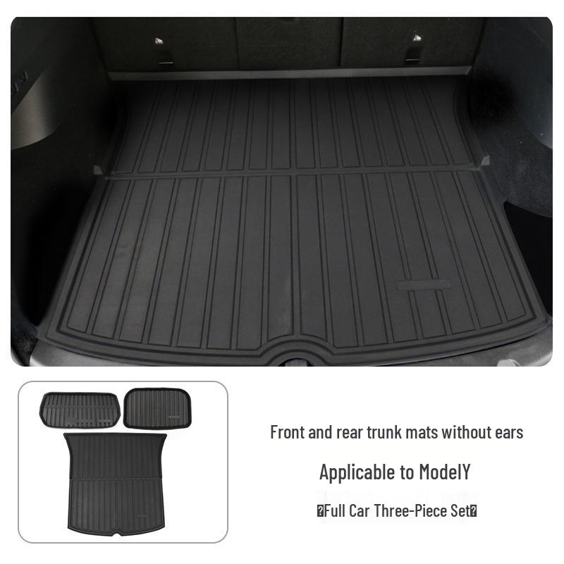 #2025 Tesla Model Y/3 Refresh Floor Mats - Full Coverage Double Layer Design