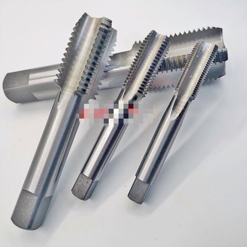 British & U.S. Machine Tap Set: 1-1/16-8, 1-1/8-7, 1-3/16-8 UNC/UNS