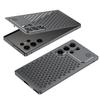 Luxury Metal Cooling Phone Case for Samsung Galaxy S23 S24 S25 S26 Ultra Detachable Honeycomb Hole Aromatherapy Phone Cover