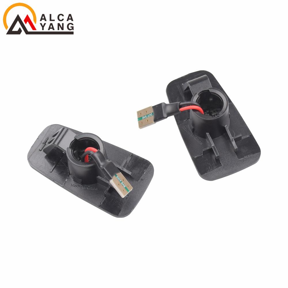 2PCS Led Dynamic Side Marker Turn Signal Light for Peugeot 306 106 406 806 Citroen XM ZX Break Xsara Xantia Fiat