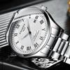 Custom LOGO Luxury Stainless Steel Luminous Wristwatches Waterproof Quartz Watch for Men