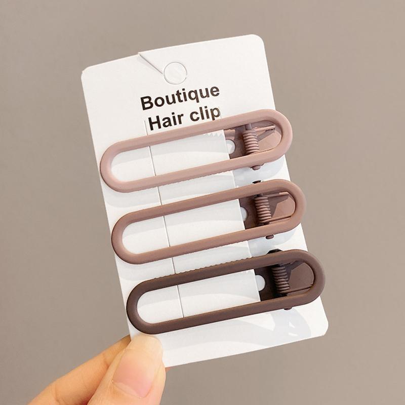 Women Hair Clip Ultra-tight Seamless Side Bangs Hairpin Korean Style Duckbill Makeup Hairpin