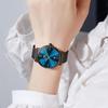 OLEVS Women's Watch Fashion Analog Watch Simple Dial Waterproof Milanese Mesh Band