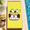 Beach Towels cute b-b-BobS-s Soft fun Quick Dry Pool cartoon s-S-S-SpongeS-eS bathing Towel Travel Gym Spa Camp sport face Gift