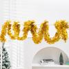 1.5/30M Long Bold Thicked Stripes Christmas Garland Colorful Christmas Wrapping Tinsel Ribbons Bar Wedding New Year Party Decor