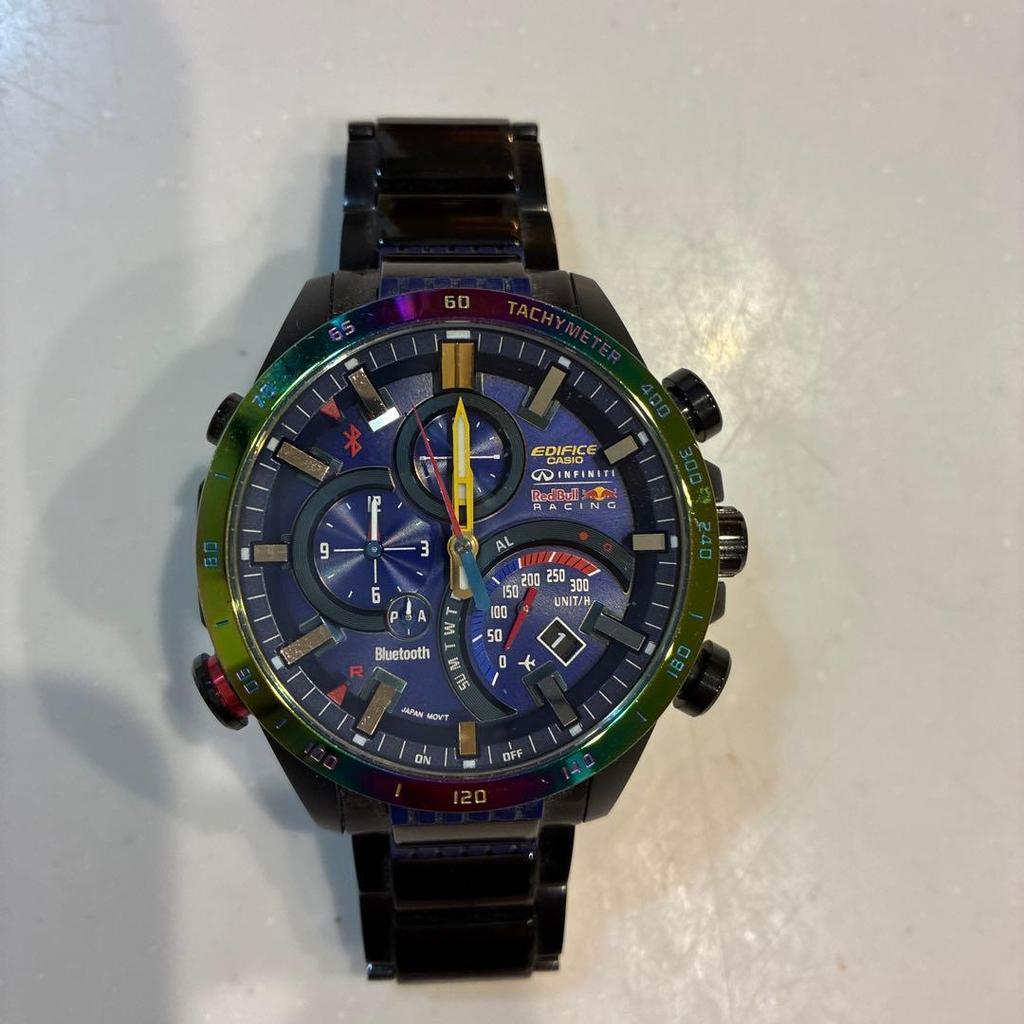 Used CASIO EDIFICE Red Bull Racing Rainbow Bezel