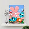 Smurfs Movie Poster 5D Diamond Painting Round Diamond Rhinestones Mosaic Diamond Embroidery Wall Paintings Rhinestones Gift Frameless