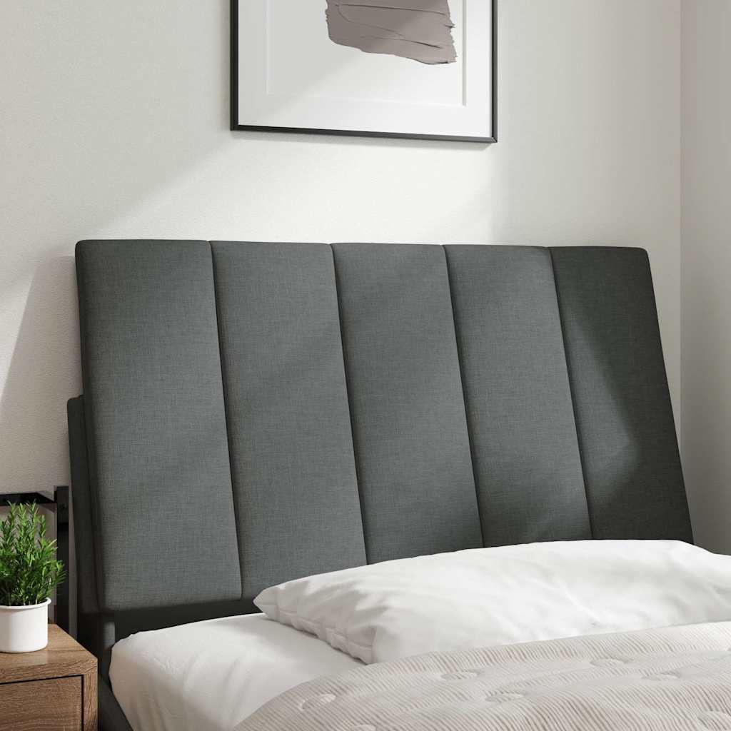 Headboard Cushion Hanko Dark Grey 80 cm Fabric