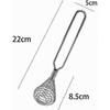Mini French Spring Whisk, 8.67 Inch Silver Stainless Steel Spring Coil Whisk, Hand Eggbeater Egg Mixer Whisk Blender Stirring Beater - CHUNCC