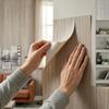 A Roll Of Wood Grain Self-Adhesive Paper Wall Wallpaper