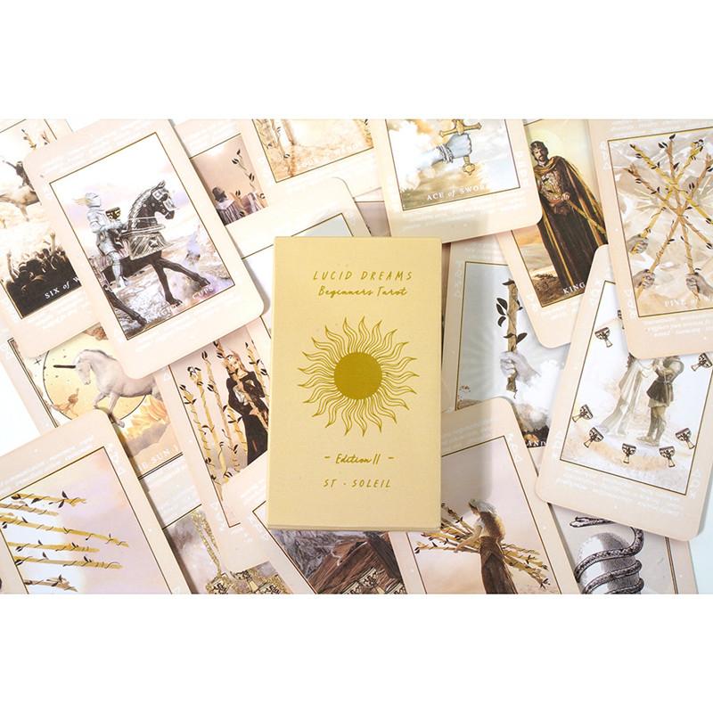 Deck Lucid Dreams Anfänger Tarot Fate Divination Brettspiele Karten für Unterhaltung Oracle Divination Predicts Game