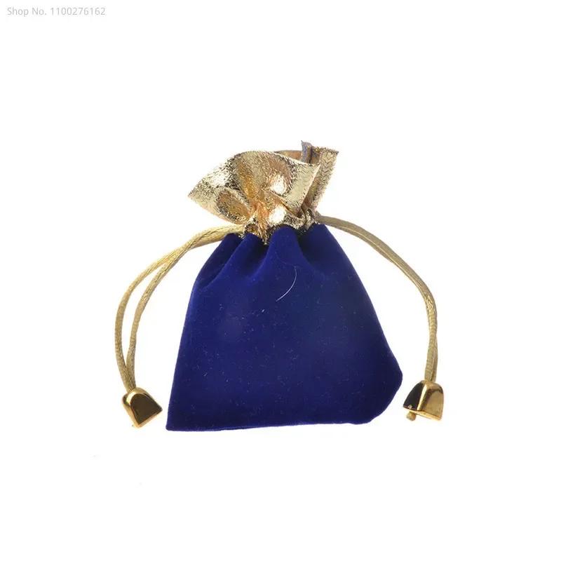 200pcs Multi Size Velvet Bag Jewelry Velvet Pouch Bag Velvet Drawstring Bag Jewelry for Women Wed Jewelry Display Packing Bags
