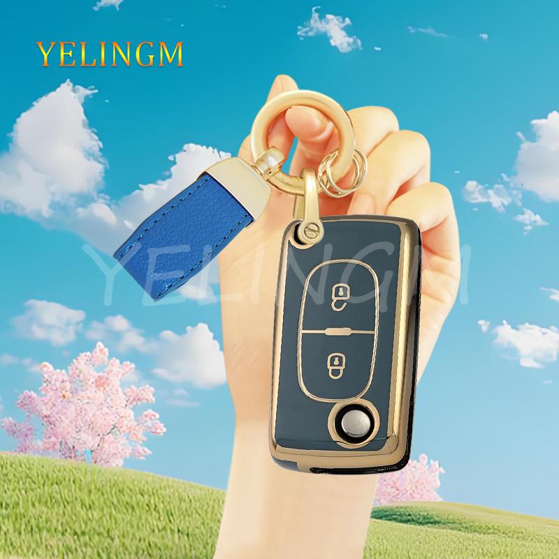 2 3 Button Tpu Key Case Cover For Peugeot Partner Tepee 207 307 308 407 For Citroen C-Crosser C3 C4 Picasso Berlingo Case Holder