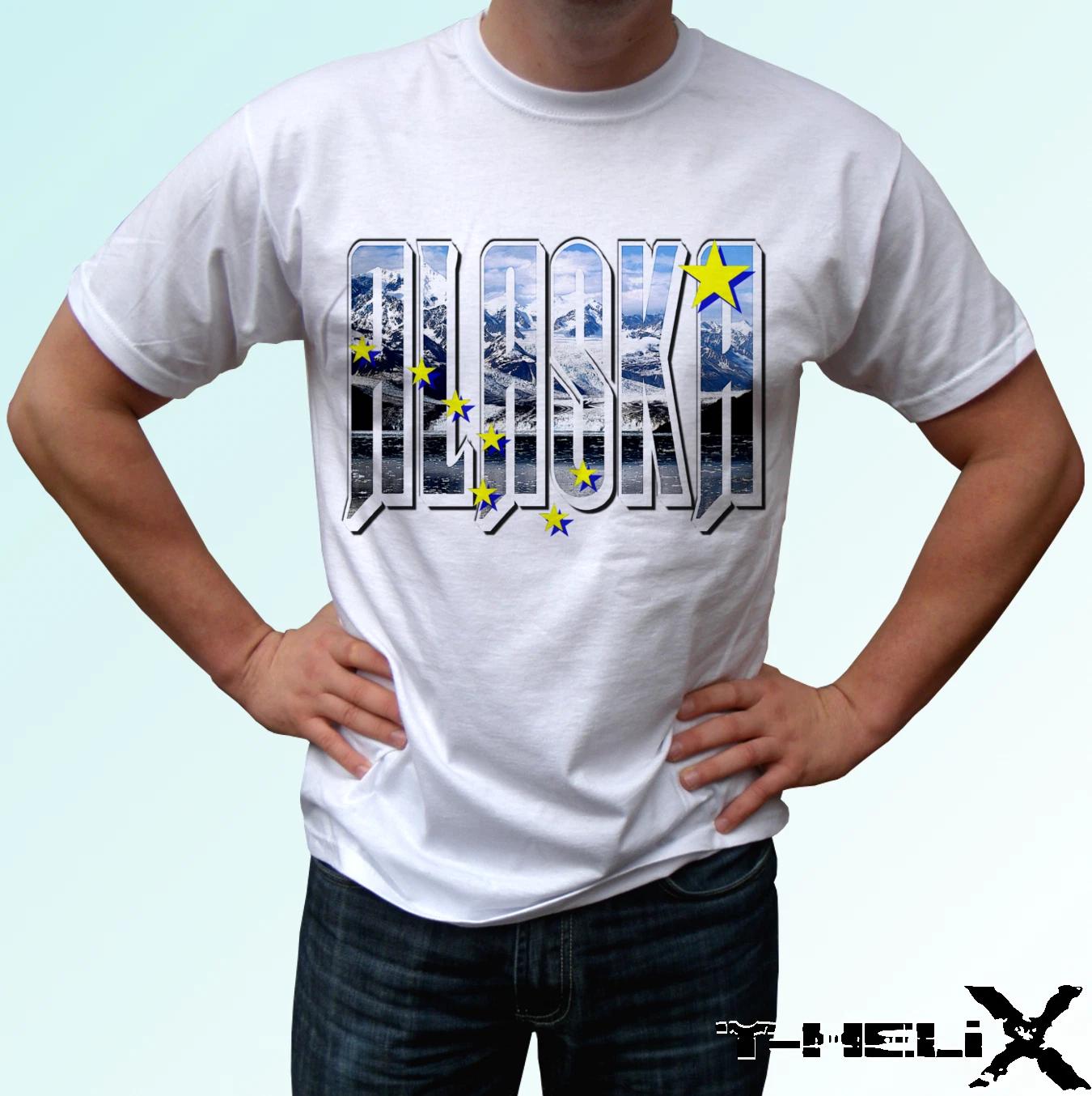 

Alaska - white kids boys T-Shirt top flag design - s s kids & baby sizes 100