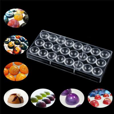 3D Polycarbonate Chocolate Molds Tray Form for Mold Chocolate Moulds Plastic Baking Mold Flowers Baking Pastry Bakery Tools