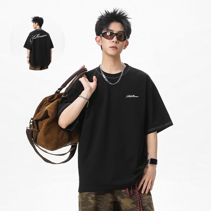 MEDE Men s Street Style Letter Graphic T-Shirt L