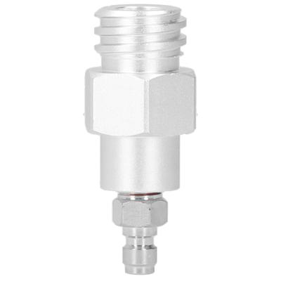 CO2-Tankadapter, Schnelltrennstecker, Ersatz für Soda-Zubehör, silberfarben