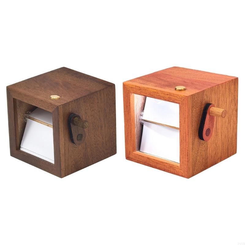 Desktop Photo Frame Hand Crank Photo Album Desk Photo Book Customs Picture Flipbook Frame Grandma Gift for Womens P9YB