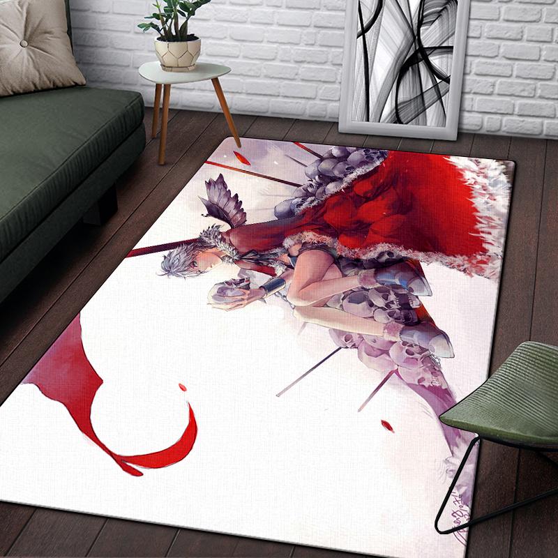 Hunter X Hunter Carpet for Living Room,Soft Flannel Rug for Bedroom ,Anti-Slip  BATHROOM Mat,  Baby Play Mat, Kitchen Mat