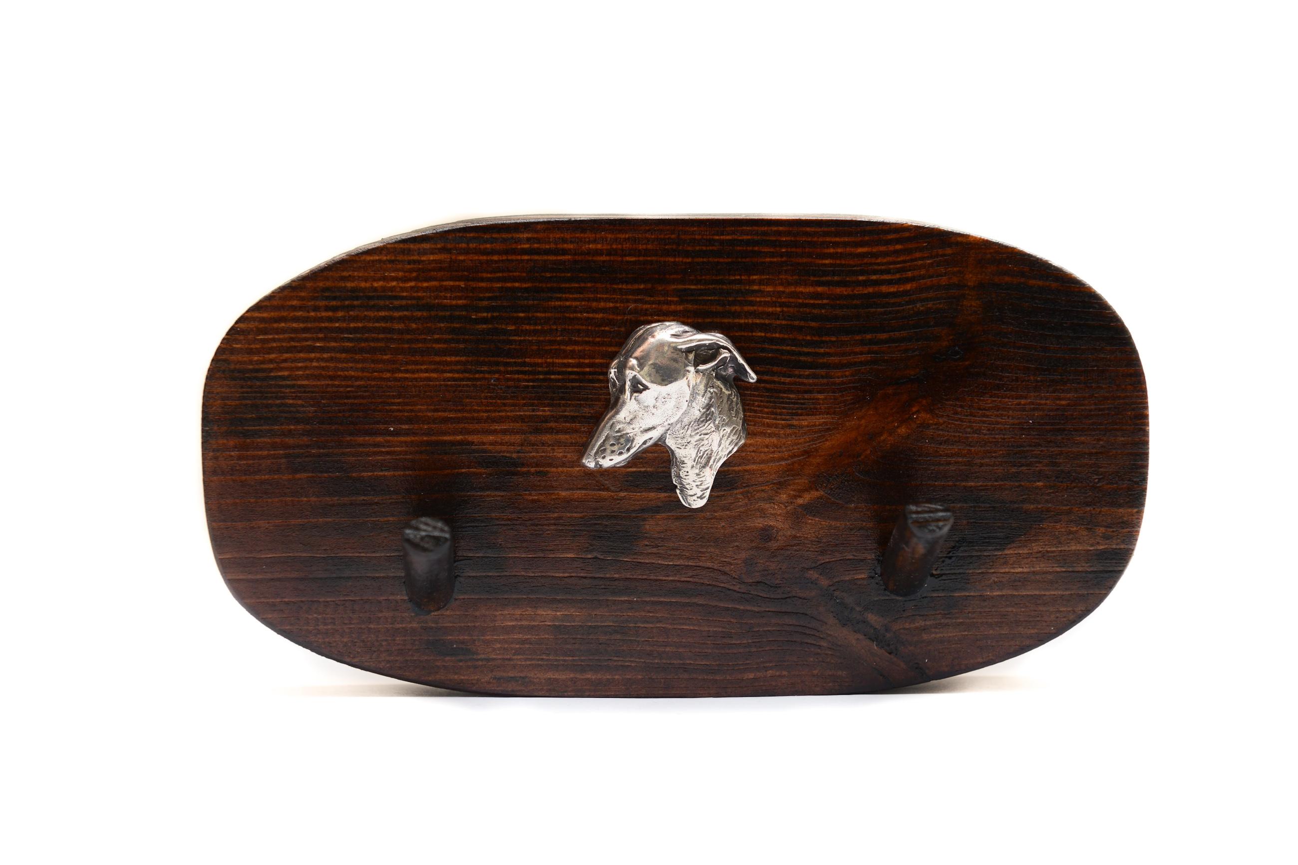 

Italian Greyhound, Italian Sighthound - accessory rack, dog medal rack, key hooks by Art-Dog коричневий