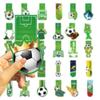 30Pcs Football Paper Bookmarks for Book Lover Writer Teacher Student Reading Bookmarks Book Page Divider for Reading