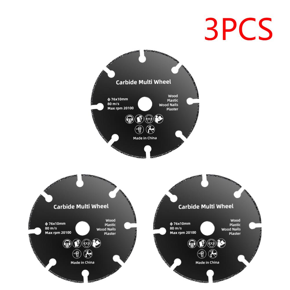 10-1PCS 76MM Cut-Off Wheel Circular Resin Saw Blade Angle Grinder Cutting Disc for Metal Iron Copper Wood Plastic Cutting Saw