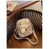 Shoulder Bag Women Nylon  Multi Compartment Adjustable Strap Daily Commute