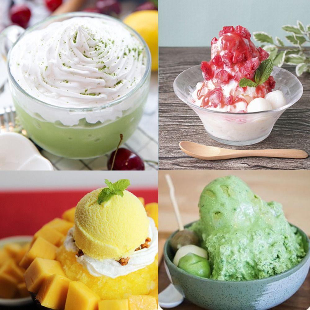 With Tray Shaved Ice Machine Non-electric Ice Snow Shaver Hand Ice Crushers Machine  Household