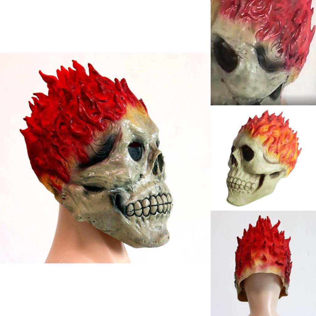 Halloween Face Paint Ghost Rider Mask Skull Car God Mask Soul War Car Mask