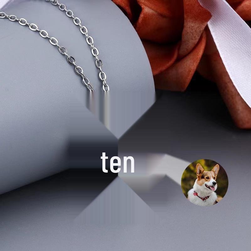 

Персонализированное ожерелье-подвеска в виде креста из нержавеющей стали с проекцией на 100 языках